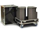 Haubencase für 2 L'Acoustics 12XT, mit Rollensatz 